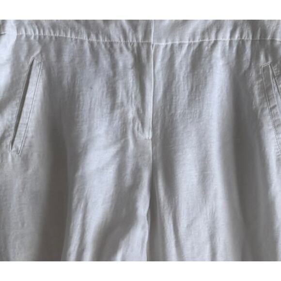 Chico's Travelers Size 1 Polyester Lined Medium White Pants Rayon Nylon - Picture 2 of 10